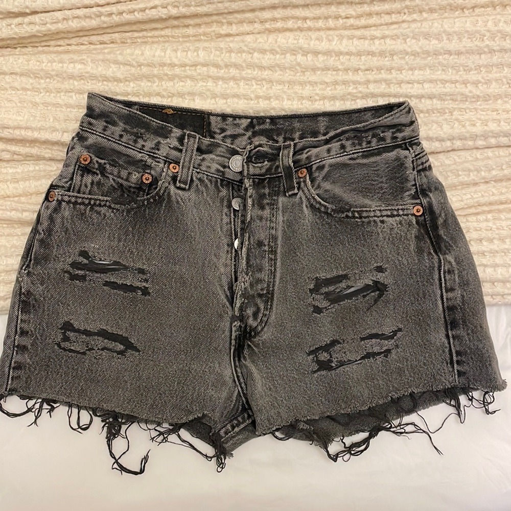 Levi’s 501 Faded Gray Vintage Shorts